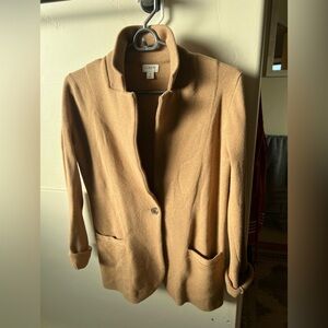Jcrew sweater blazer. Camel color. Size small.